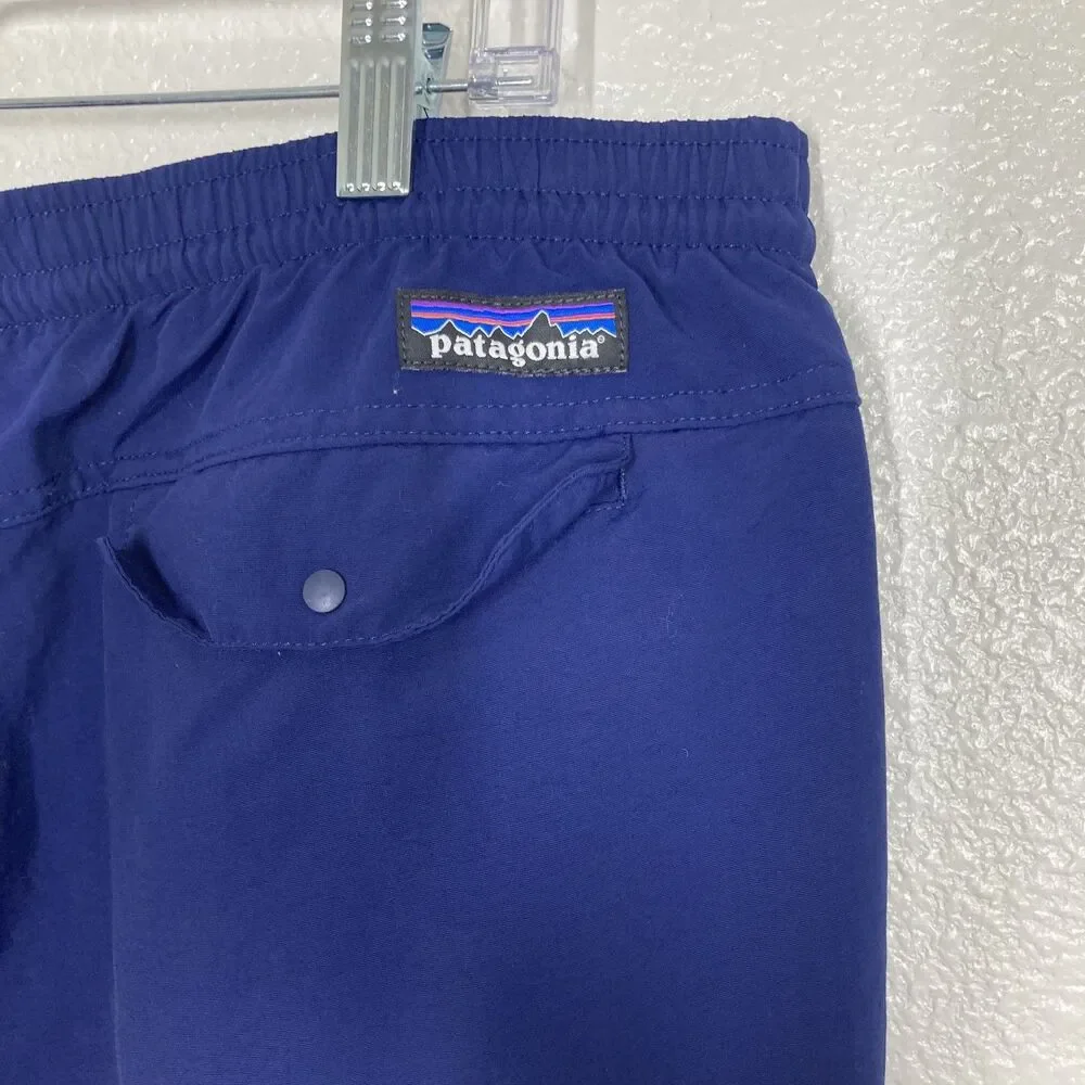 Patagonia Pants Mens Extra Large Blue Nylon Lined Elastic Cuff Drawstring 55211 - Picture 8 of 16